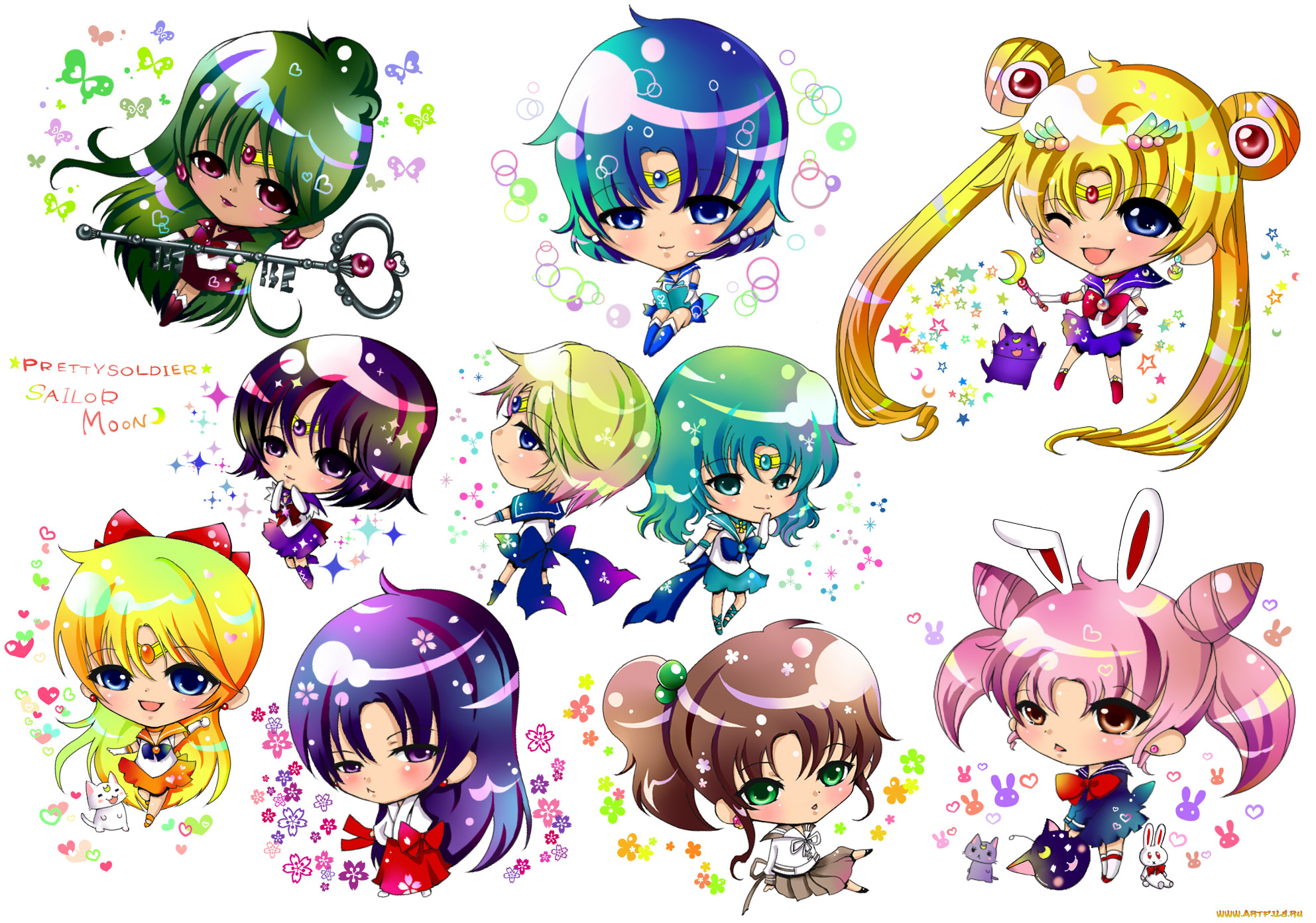 , sailor, moon, bishoujo, senshi